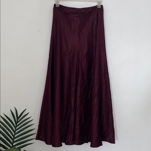 Zara skirt maroon burgundy